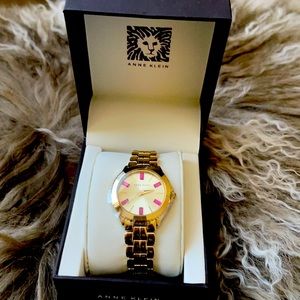 Anne Klein Rose Crystal Watch